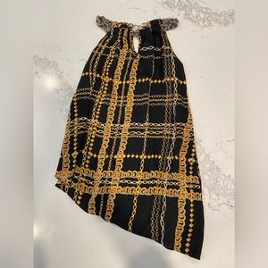 Stylish date night neck-chain top